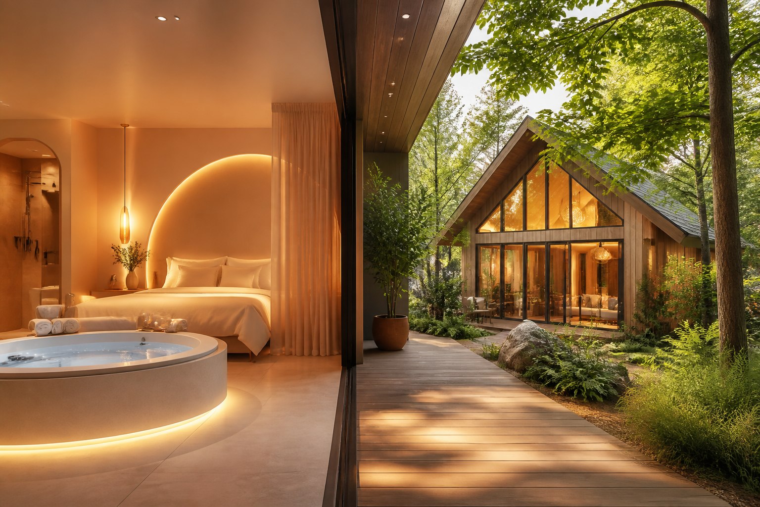 L’univers Luvia entre Love Room et cabane romantique